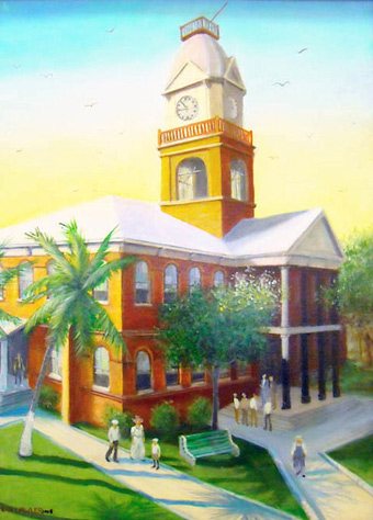 The Old Courthouse - Circa 1920, by Daniel Lawler