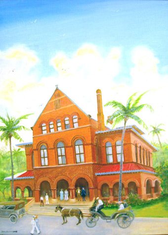 Key West Custom House Circa 1920, by Daniel Lawler