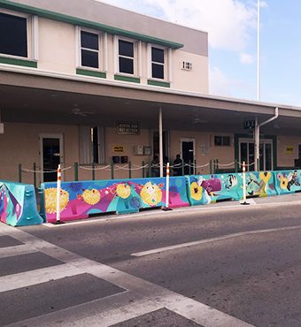 Airport Barriers, by Marlene Koenig