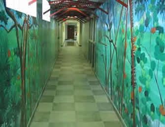 Hallway Mural, by Rick Worth
