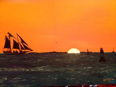 Key West Sunset painting